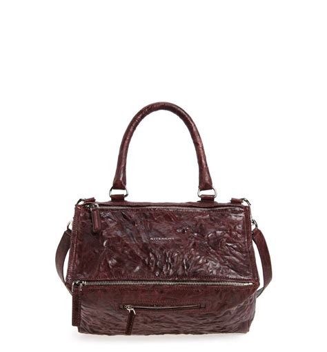 givenchy medium pepe leather bag gray|More.